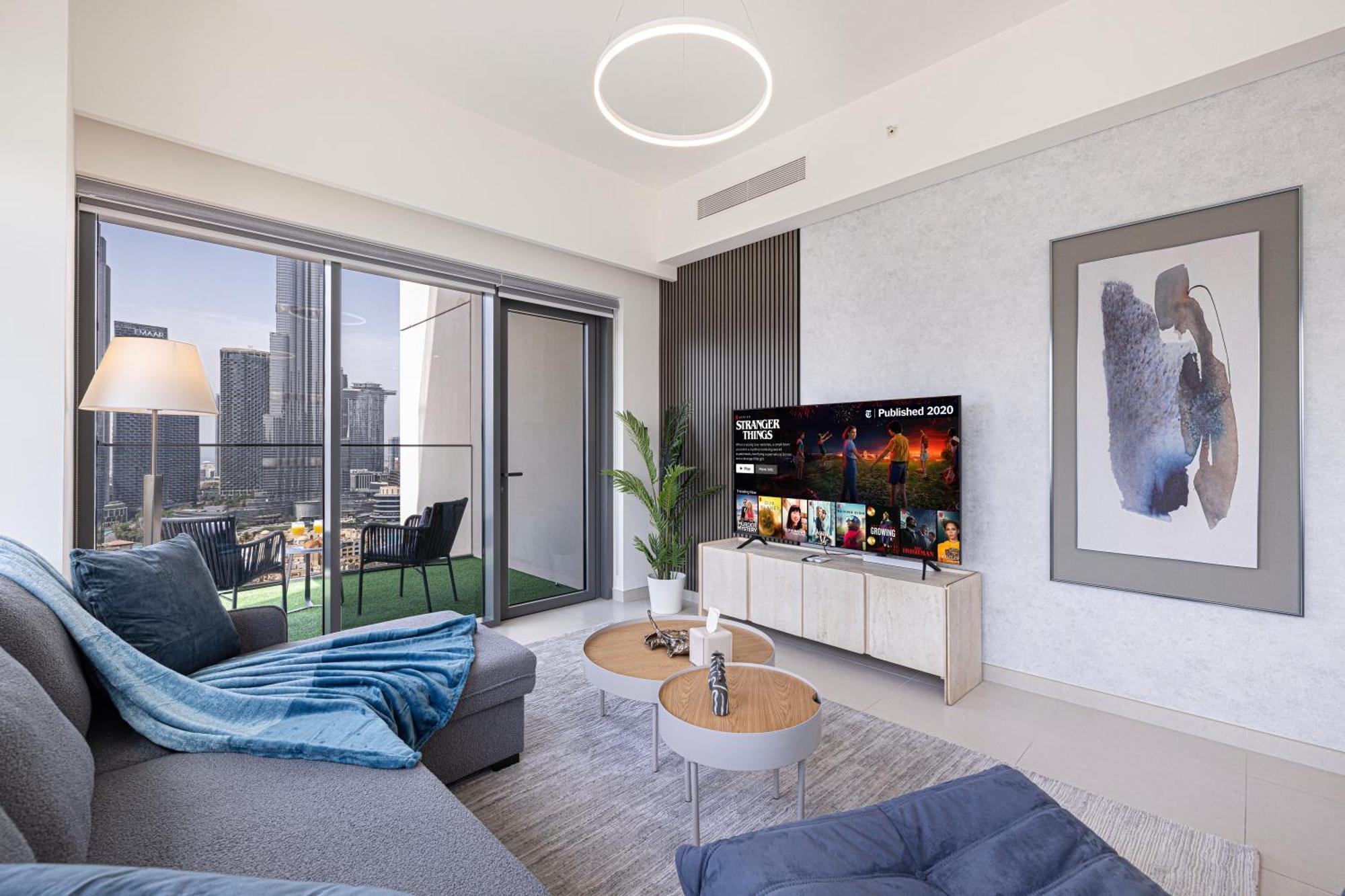 Smartstay At Burj Royale - Full Burj Khalifa View - Brand New Luxury Apartments Dubai Bagian luar foto
